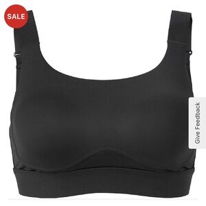 Duluth Trading Plus Adjustabust High Impact Bra 24w black. Smoke and pet free